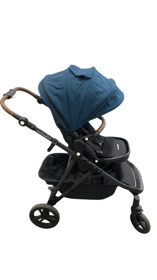 Shop Mockingbird Single to Double 3.0 Stroller, 2025, Charcoal with Penny Leather, Sea at GoodBuy Gear