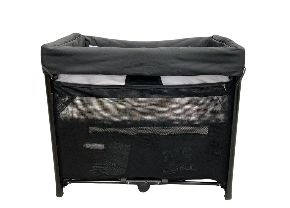 Shop Evolur Zane Portable Playard with Instant Fold, Grey at GoodBuy Gear