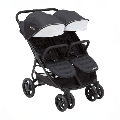 Shop Jeep Destination Ultralight Side x Side Double Stroller, 2025, Midnight at GoodBuy Gear