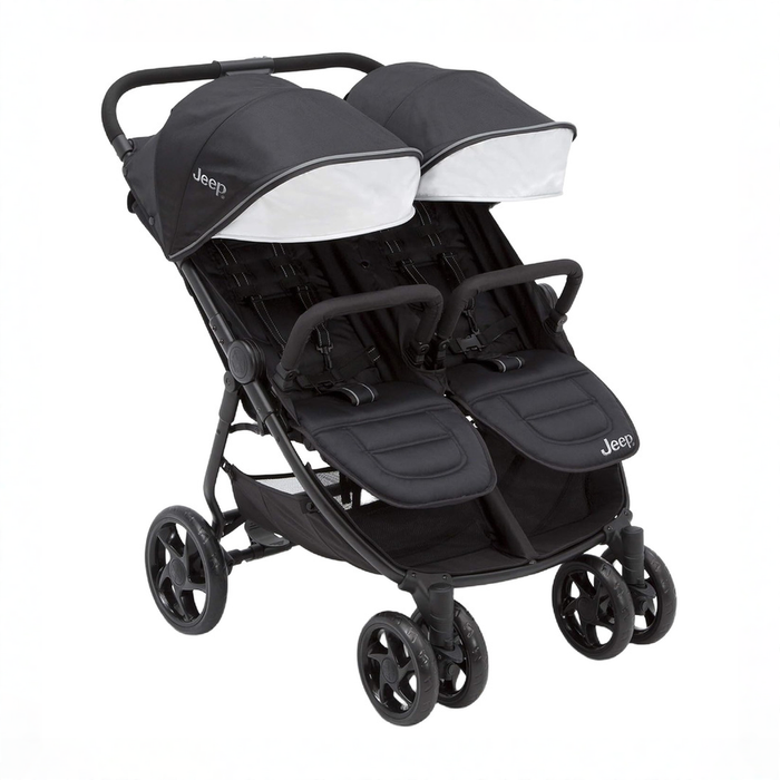 Shop Jeep Destination Ultralight Side x Side Double Stroller, 2025, Midnight at GoodBuy Gear