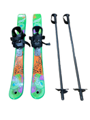 Shop Sola Kid’s Snow Skis and Poles, Tiger at GoodBuy Gear