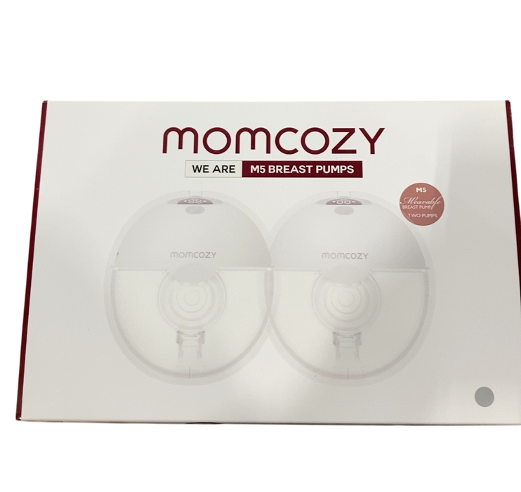 Shop Momcozy All-in-one M5 Double Wearable Breast Pump, Quill Grey at GoodBuy Gear
