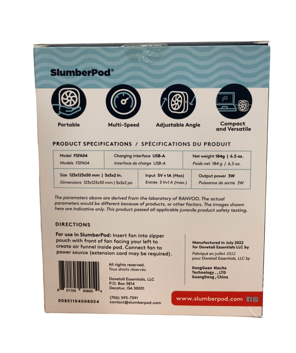 Shop SlumberPod Portable Fan at GoodBuy Gear