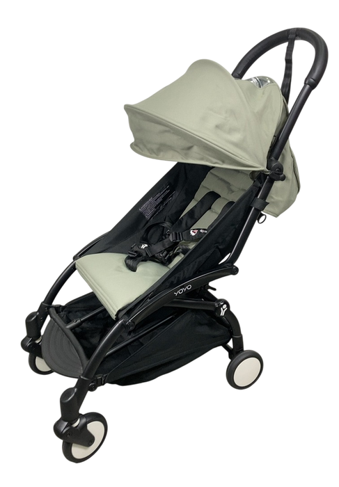 Shop Babyzen YOYO2 Complete Stroller, 2023, Black with Olive at GoodBuy Gear