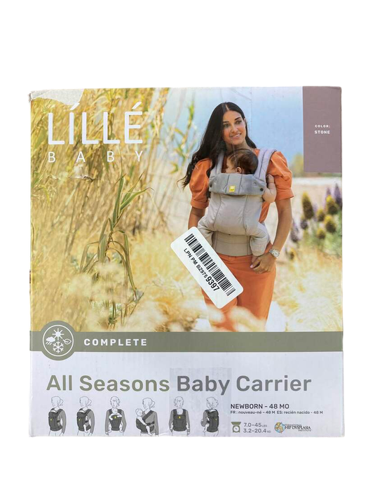 used Lillebaby Complete All Seasons Baby Carrier, Stone