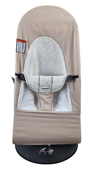 Shop BabyBjorn Bouncer Balance, Beige/Gray, Black Frame at GoodBuy Gear
