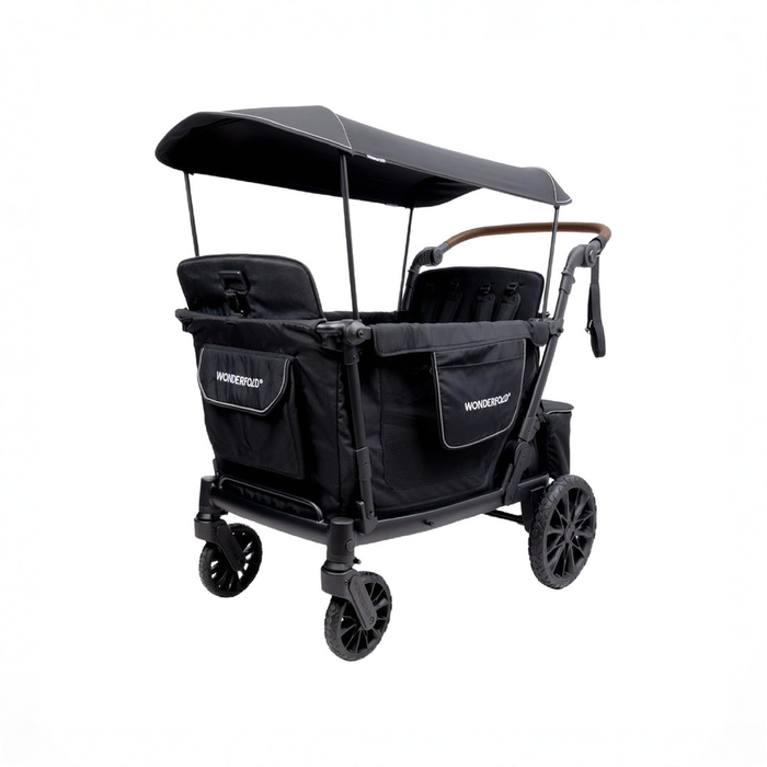 Shop Wonderfold L Stroller Wagon, 4 Seater, Black at GoodBuy Gear