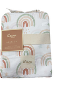 Shop Crane Baby Crib Fitted Sheet, Parker Rainbow at GoodBuy Gear