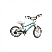 Shop Woom GO 3 Bike "16, AUTOMAGIC, Metallic turquoise at GoodBuy Gear