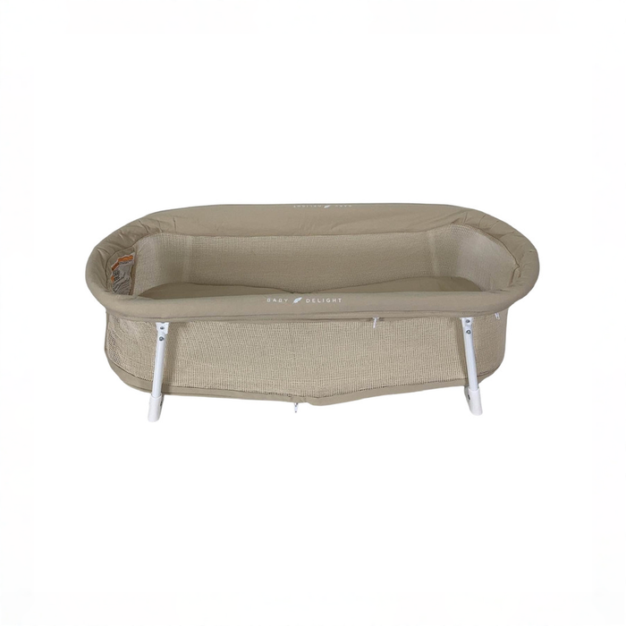 Shop Baby Delight Snuggle Nest Portable Infant Bassinet, Organic Oat at GoodBuy Gear