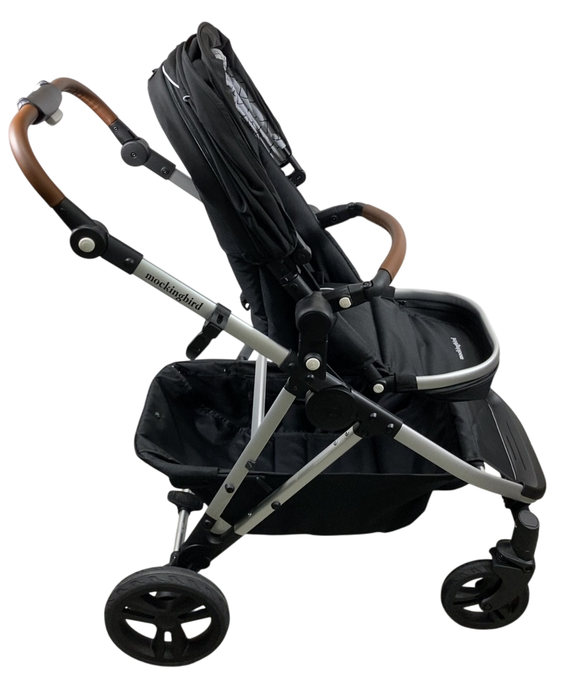 Shop Mockingbird Single to Double 2.0 Stroller, 2024, Bloom, Silver With Penny Leather, Windowpane at GoodBuy Gear