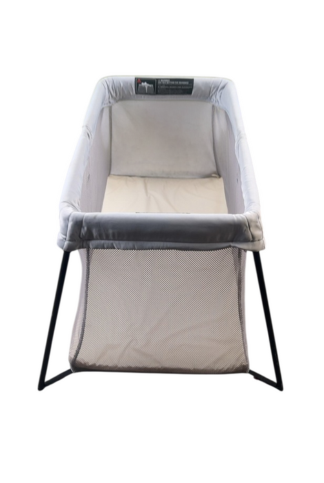 Shop BabyBjorn Travel Crib Light Bundle with Fitted Sheet, Silver at GoodBuy Gear