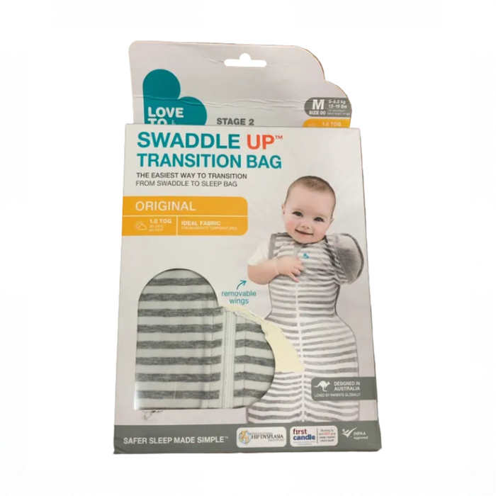 Shop Love To Dream Swaddle Up Transition Original 1.0 Sleep Sack, Gray, Medium at GoodBuy Gear