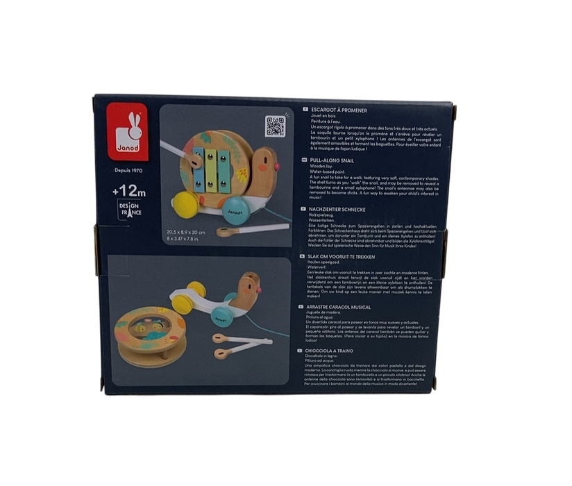 Shop Janod Pure Pull Along Snail at GoodBuy Gear