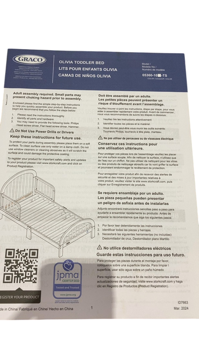 Shop Graco Olivia Toddler Bed, Blush at GoodBuy Gear