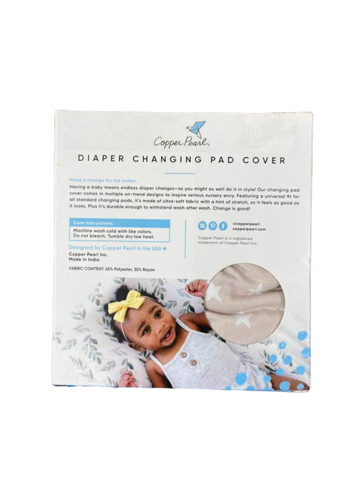 secondhand Copper Pearl Diaper Changing Pad Cover, Twinkle