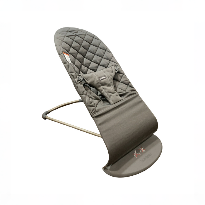 Shop BabyBjorn Bouncer Bliss, Anthracite Cotton Classic Quilt, Dark Gray Frame at GoodBuy Gear