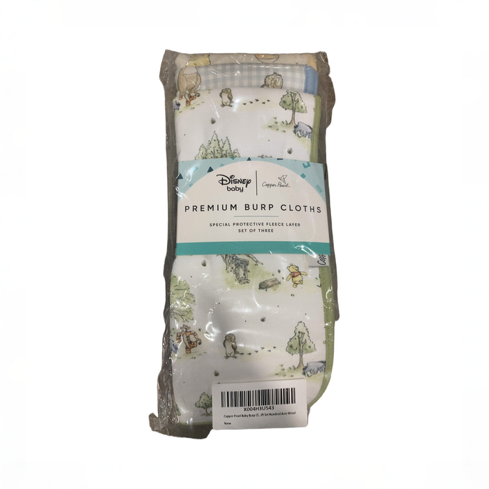 Shop DRAFT - Copper Pearl Premium Burp Cloths, Hundred Acre Wood at GoodBuy Gear