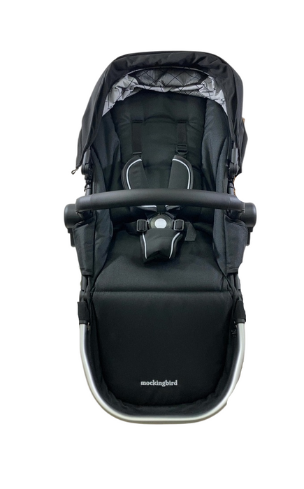 Shop Mockingbird 2nd Seat Kit 2.0, Black, Windowpane, Silver With Black Leather at GoodBuy Gear