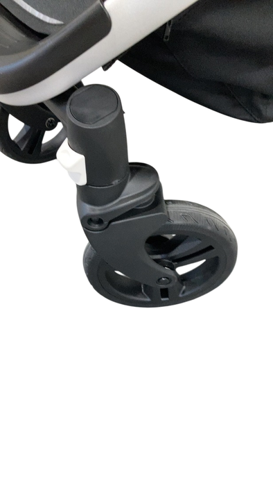 Shop Mockingbird Single 2.0 Stroller, Bloom, Windowpane, Silver With Black Leather, 2025 at GoodBuy Gear