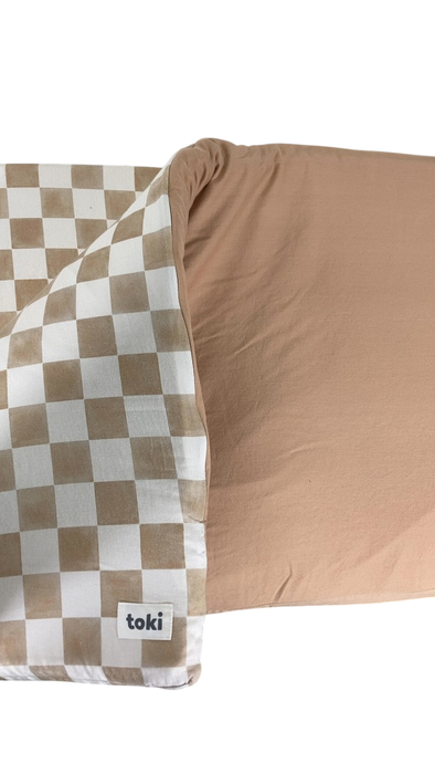 Shop Toki Kids Standard Padded Play Mat 40" x 40", Checker Toffee at GoodBuy Gear