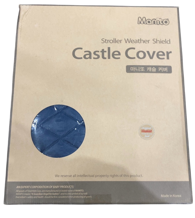 Shop Manito Castle Beta Stroller Weather Shield, Navy at GoodBuy Gear
