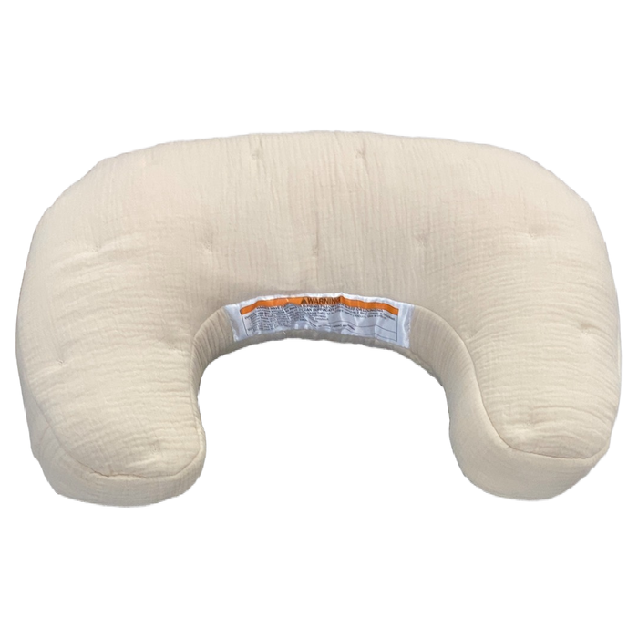 Shop Boppy Ergonomic Nursing Pillow, LUXE, Oatmeal Muslin at GoodBuy Gear