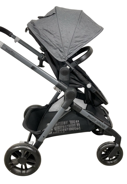 Shop Evenflo Pivot Xpand Modular Stroller, 2023, Sabino Gray at GoodBuy Gear
