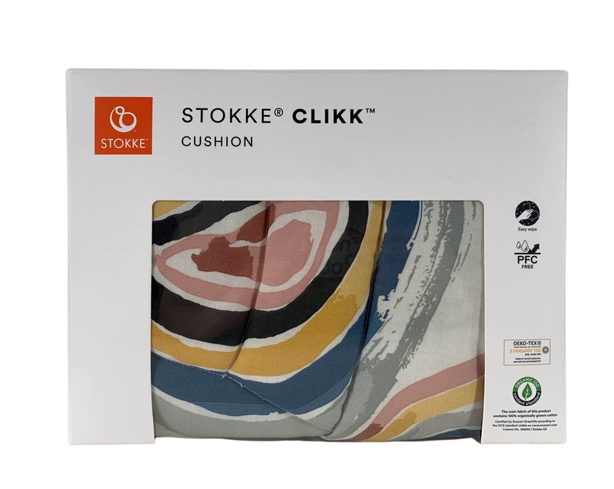 Shop Stokke Clikk Cushion, Multi Circles at GoodBuy Gear