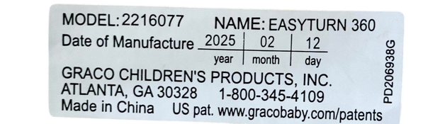 Shop Graco EasyTurn360 2-in-1 Convertible Car Seat, 2025, Cyran at GoodBuy Gear