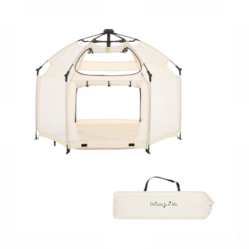 Shop Dream On Me Pop Up Children Playpen, French White at GoodBuy Gear