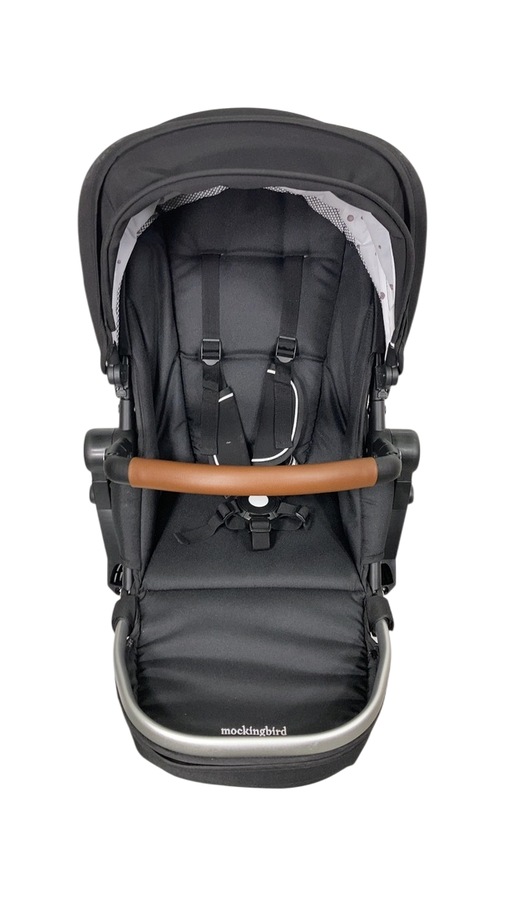 Shop Mockingbird 2nd Seat Kit 2.0, Black, Silver With Penny Leather, Watercolor Drops at GoodBuy Gear