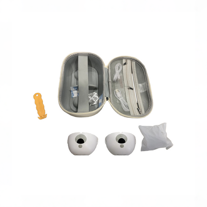 Shop Momcozy All-in-one M5 Double Wearable Breast Pump, Quill Grey at GoodBuy Gear