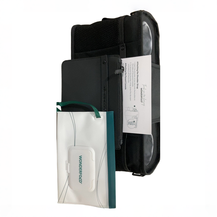 Shop Wonderfold Parent Console, Jet Black, 2 Seater (2 Cup Holders) at GoodBuy Gear