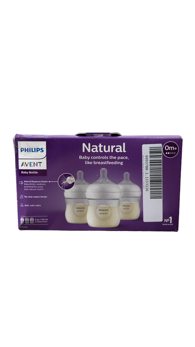 Shop Philips Avent Natural Baby Bottles, 4oz, 3 Pack, Clear at GoodBuy Gear