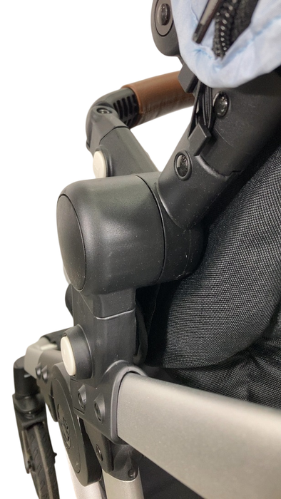 Shop Mockingbird Single to Double 2.0 Stroller, 2024, Silver With Penny Leather, Sky, Watercolor Drops at GoodBuy Gear