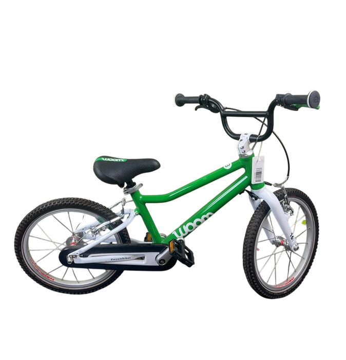 Shop Woom ORIGINAL 3 Bike "16, Base Model, Woom Green at GoodBuy Gear