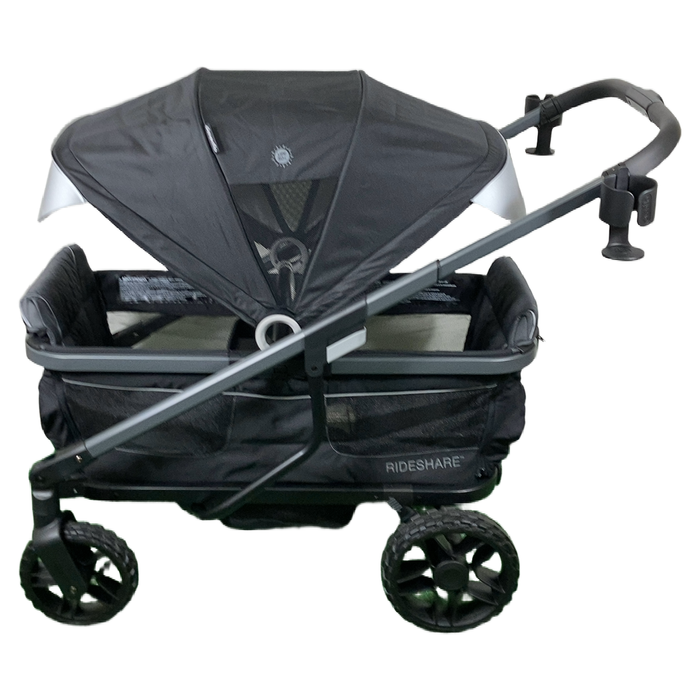 Shop Evenflo Shyft Rideshare All-Terrain Performance Stroller Wagon, 2024, Sterling Black at GoodBuy Gear