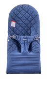 Shop BabyBjorn Bouncer Bliss, Dark Gray Frame, Midnight Blue Cotton Classic Quilt at GoodBuy Gear