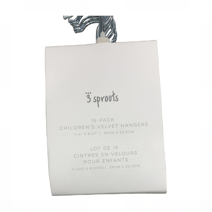 Shop 3 Sprouts Velvet Baby Hangers, 30 Pack, Assorted at GoodBuy Gear