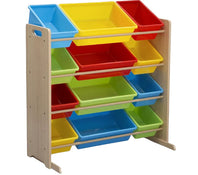 Shop Delta Children Kids Toy Storage Organizer, Natural Wood/Primary Color at GoodBuy Gear