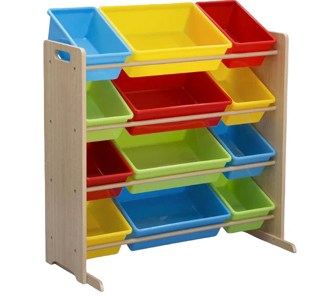 Shop Delta Children Kids Toy Storage Organizer, Natural Wood/Primary Color at GoodBuy Gear