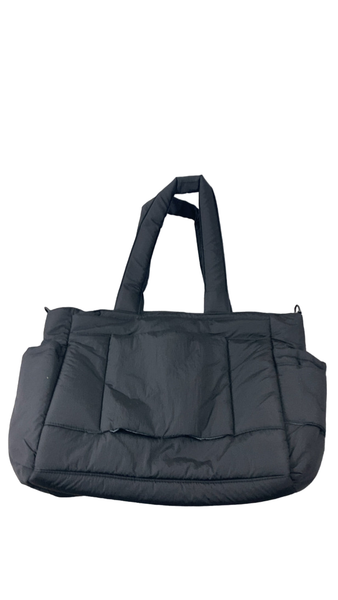 Calpak Diaper Tote Bag with Laptop Sleeve, Black