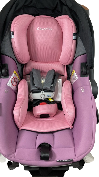 Shop Evenflo Gold Shyft Dual Ride Infant Car Seat Stroller Combo, 2024, Opal Pink, with Carryall Storage and Extended Canopy at GoodBuy Gear
