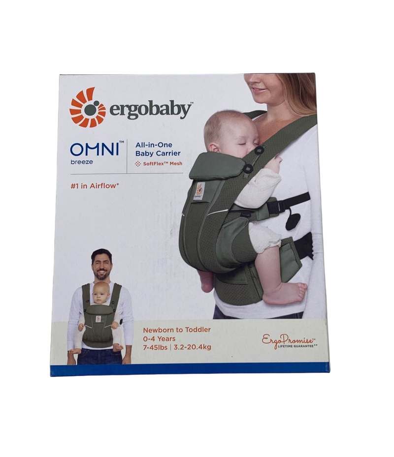 Ergobaby Omni Breeze Baby Carrier, Olive Green