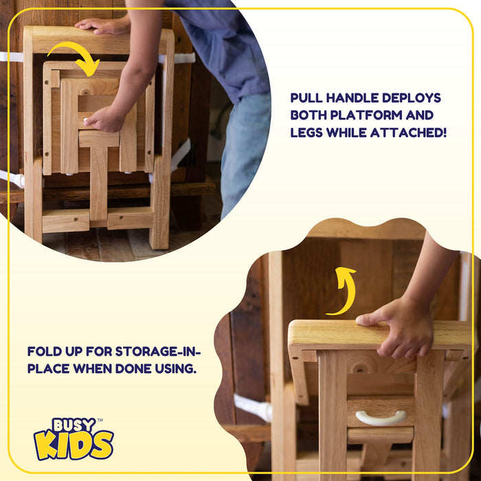 Fold 'N Store Step Stool by Busy Kids