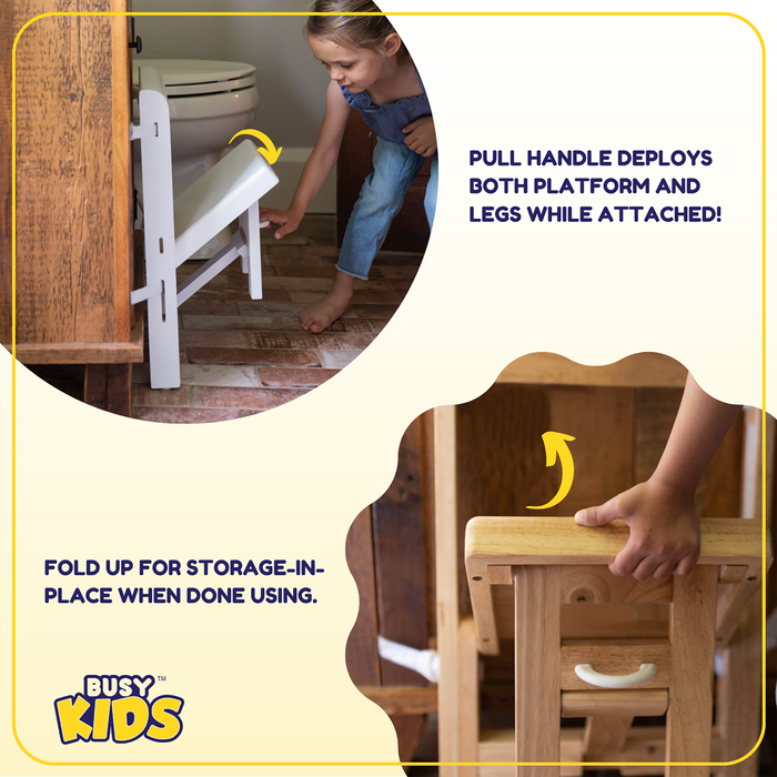 Fold 'N Store Step Stool by Busy Kids
