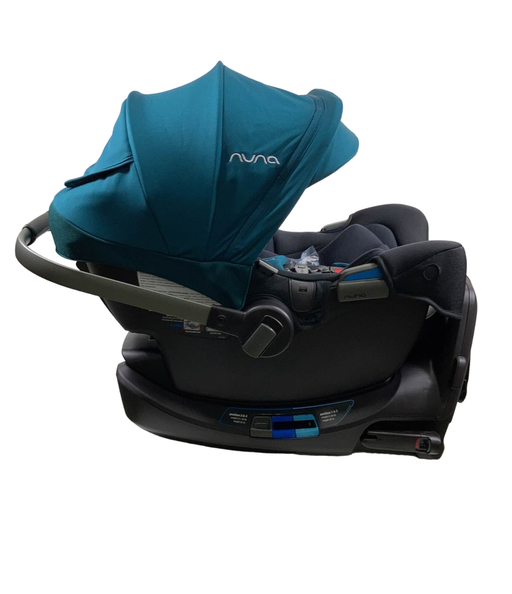 secondhand Nuna PIPA rx Infant Car Seat, 2022, Lagoon