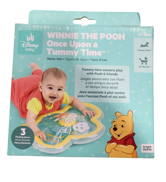 Shop Bright Starts Tummy Time Water Mat, Disney Winnie the Pooh Once Upon a Tummy Time at GoodBuy Gear