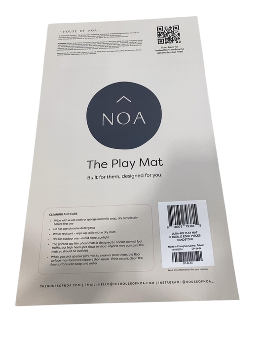 Shop House of Noa Little Nomad Play Mat, Sandstone, Luna, 4x6 at GoodBuy Gear